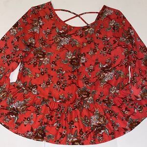 One ❤️ Clothing Los Angeles fall design peplum top